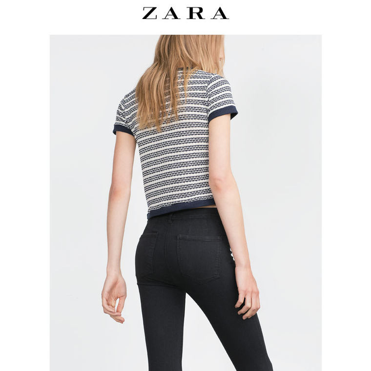 ZARA TRF 女装 高弹性丹宁紧身裤 05520237800