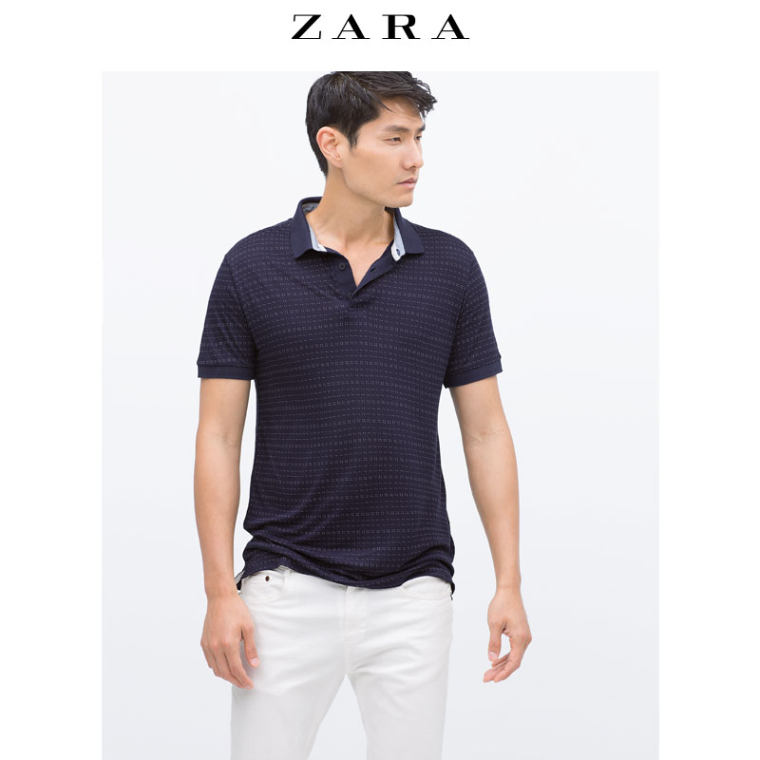 ZARA男装 短袖 POLO 衫  01259305407