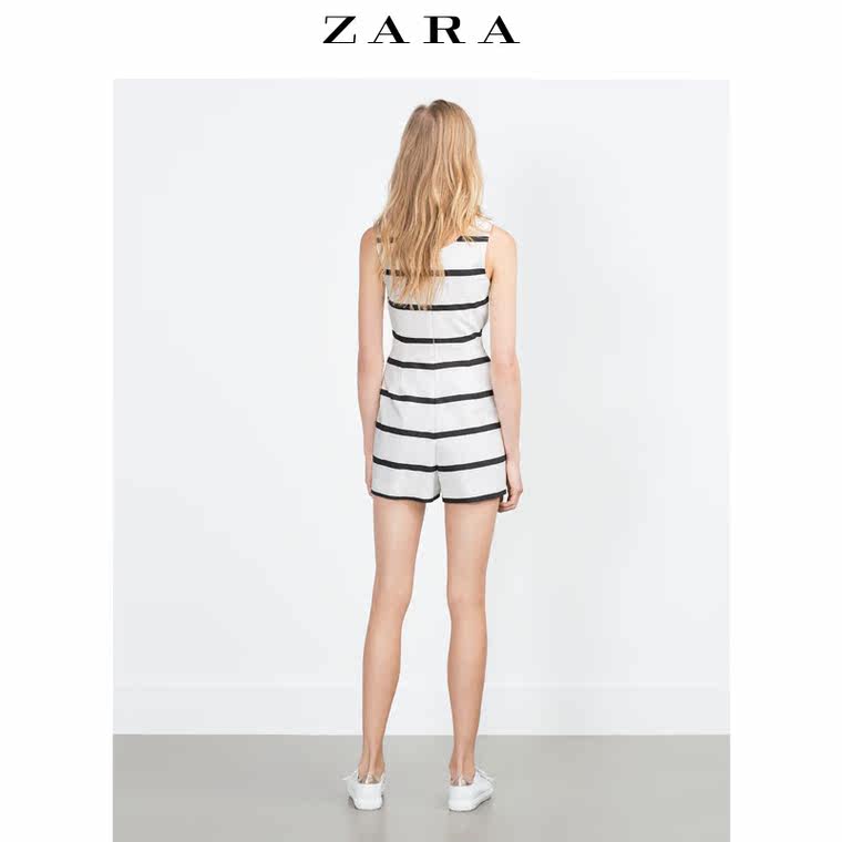 ZARA TRF 女装 条纹连体裤裙 07901940064