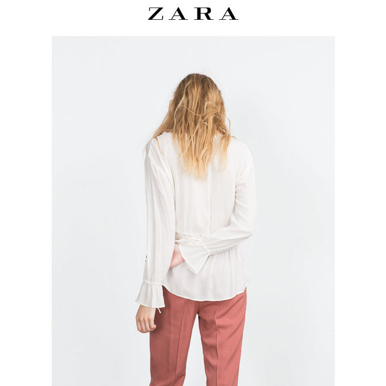 ZARA TRF 女装 宽大式束腰外衣 07521391712