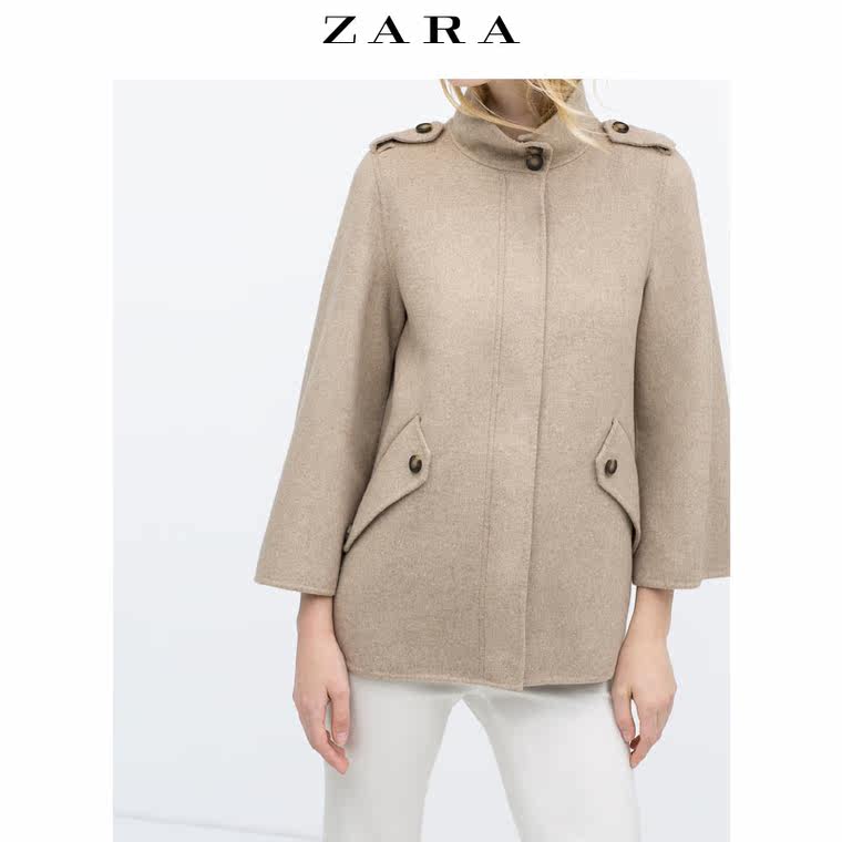 ZARA女装 手工斗篷袖外套 07522242720