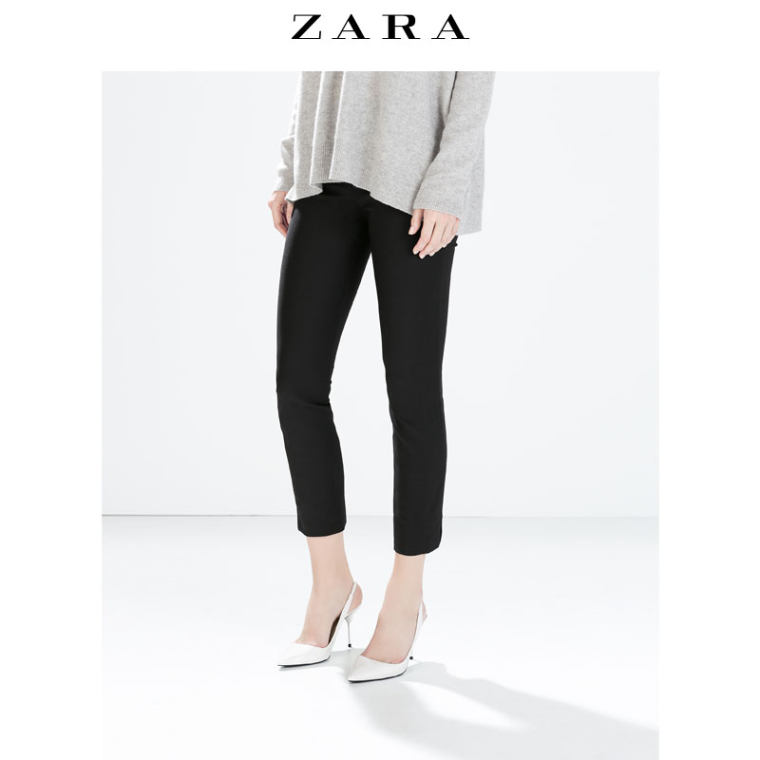 ZARA 女装 侧拉链饰长裤 07290044800