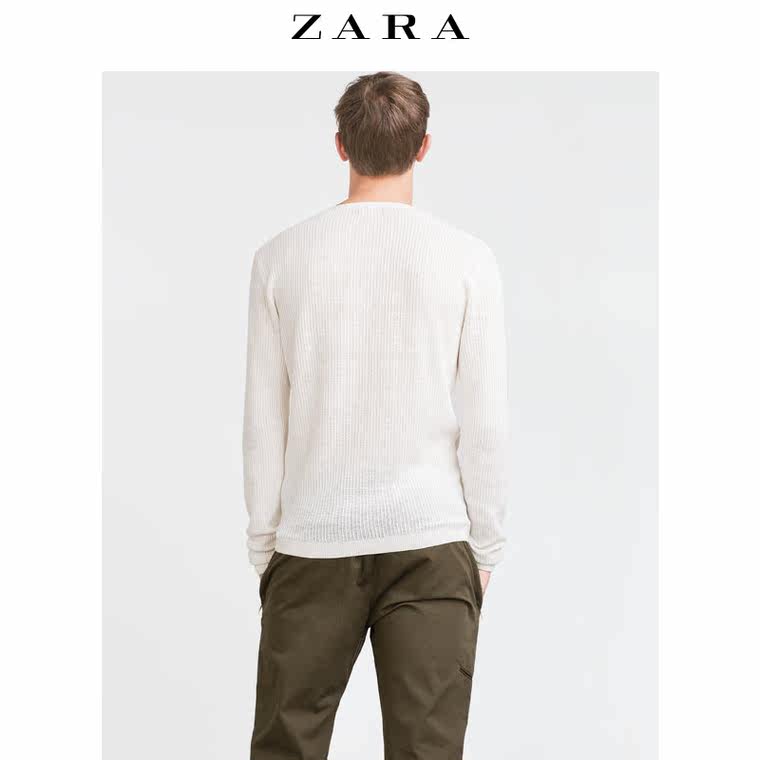 ZARA 男装 纹理针织衫 00693322712