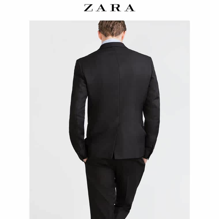 ZARA 男装 双排扣结构休闲西装外套 03649302800