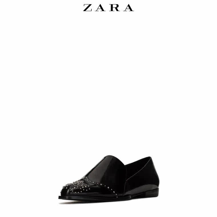 ZARA 女鞋 铆钉便鞋 15310001040