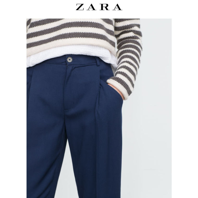 ZARA TRF 女装 宽松长裤 07248076430