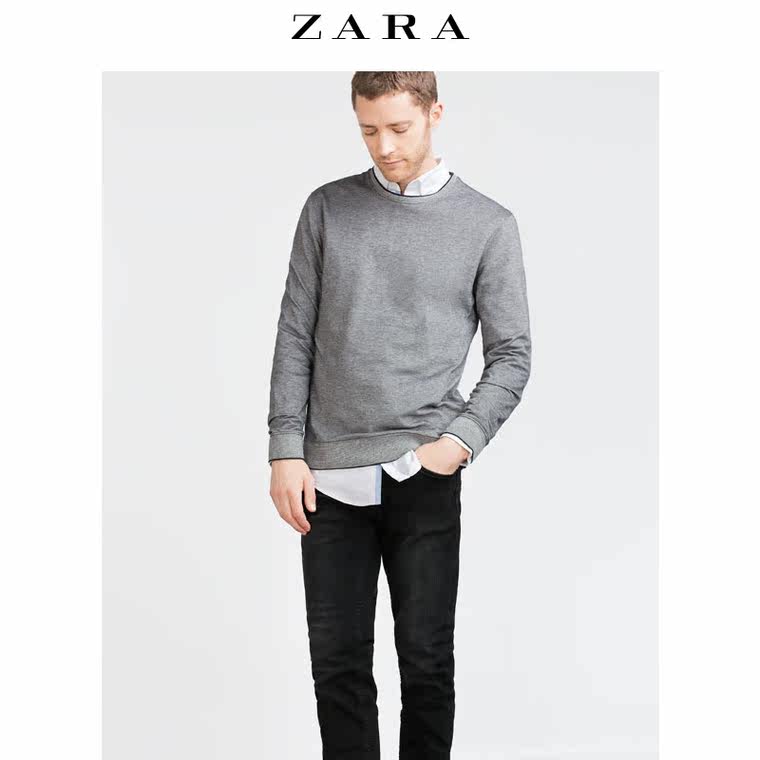 ZARA 男装  素色运动衫 09240310811