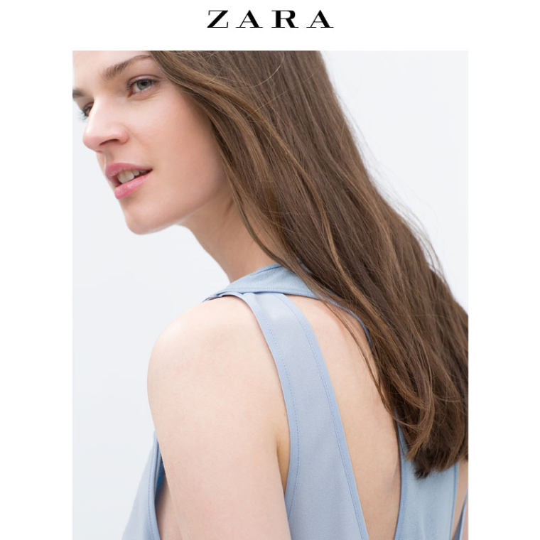 春夏折扣 ZARA 女装 双层装饰上衣 01198046406