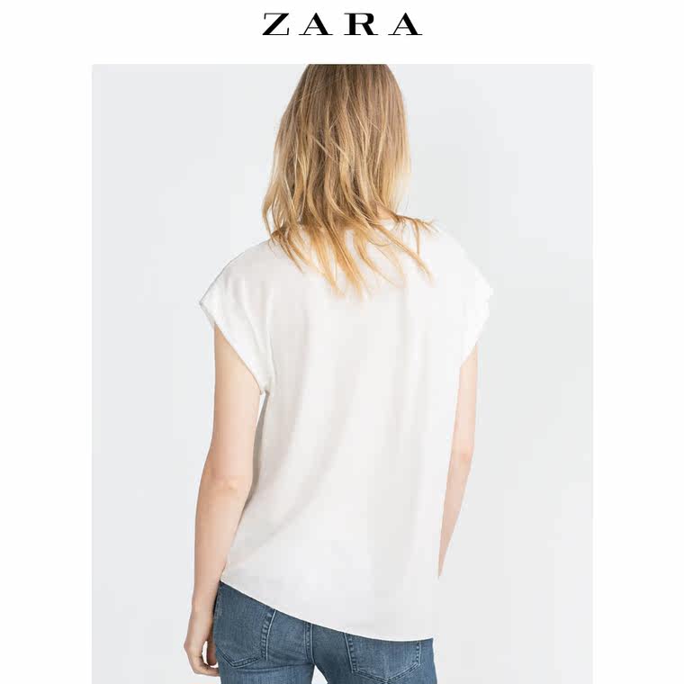 ZARA 女装 圆领 T 恤  05580825251