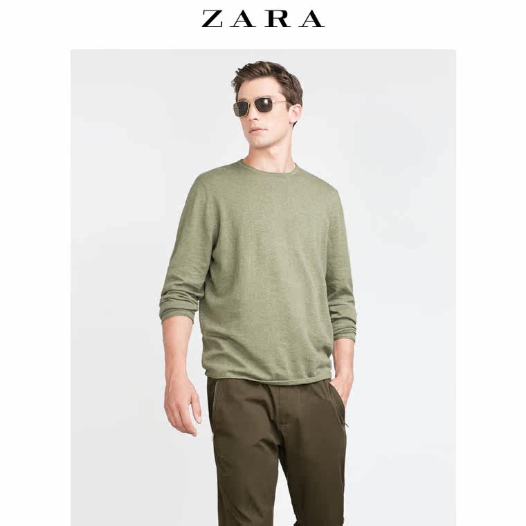 ZARA 男装 细针针织衫 00367305500