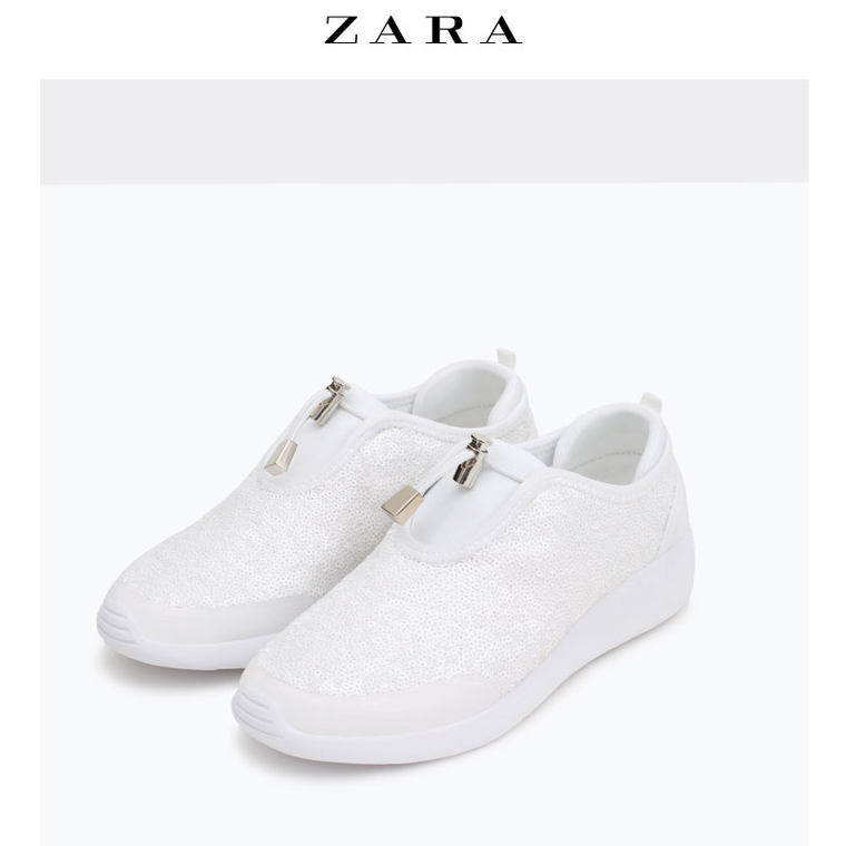 ZARA 女鞋 亮片运动鞋 15631001001