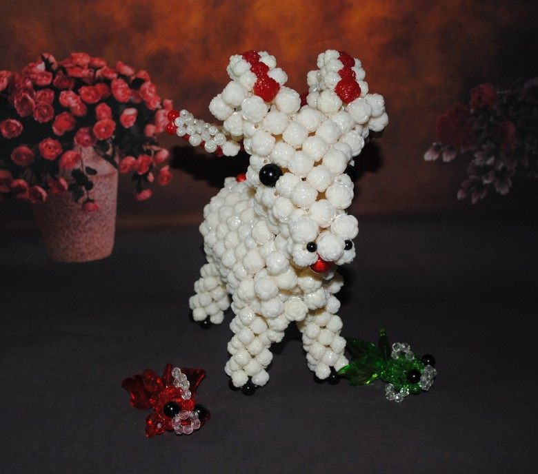 热卖手工diy串珠羊 山羊 材料包 散珠 喜羊羊 生肖羊动物发财羊