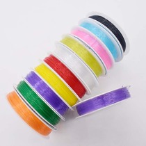 0 6mm round crystal elastic thread wear hand chain rope Crystal string string leather rope beaded beads