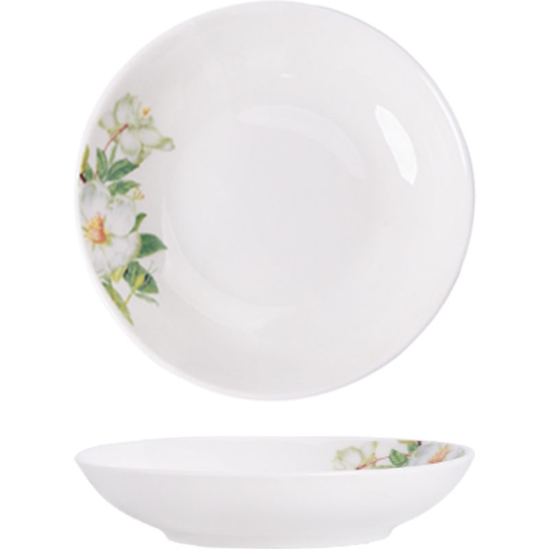 Wild lily flavour dish serving snack plate flavour sauce dish ceramic disc plates household single dip vegetables disc disc