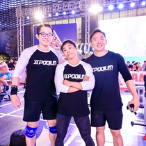 XPODIUM Muscle Sports Tide Gym Equipment Training Half-Sleeve T-Shirt Slim Round Neck Long Mid-Sleeve