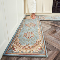 European-style kitchen floor mat Long absorbent mat Suction throttle mat Waterproof non-slip oil-proof and dirt-resistant floor mat Household carpet