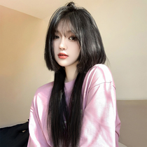 Princess cut wigs long hair summer full-headed natural simulation jellyfish long-haired wigs