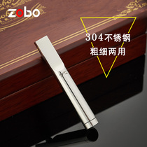 Positive plate stainless steel cigarette holder filter circulating type washable coarse and fine branched dual-use men filter cigarette smoke