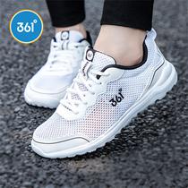 361 childrens shoes boys white shoes childrens net shoes 2021 summer new medium and large childrens breathable mesh shoes sports shoes R