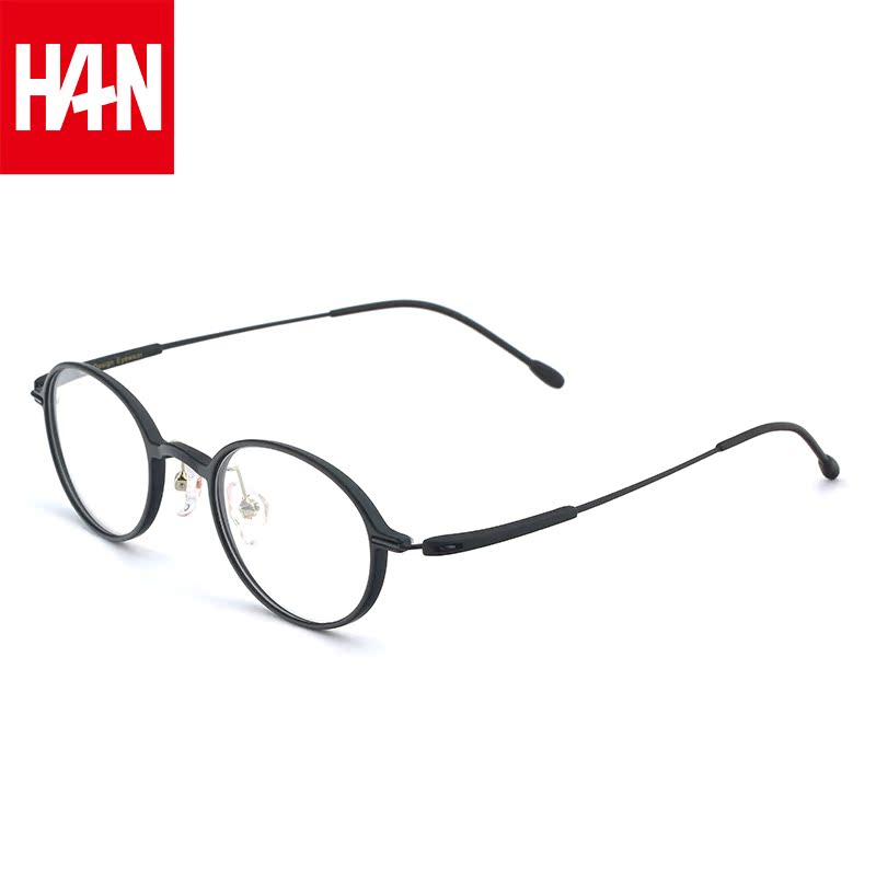 汉HAN眼镜框女全框近视眼镜架男近视镜复古眼镜架文艺小圆框眼镜产品展示图5