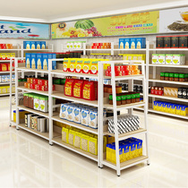 Supermarket shelf Convenience store store commissary stationery snack products against the wall double-sided Nakajima maternal and infant drugstore display rack