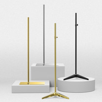 Clothing store window model female props Clothes display rack Gold white black iron base Stainless steel base