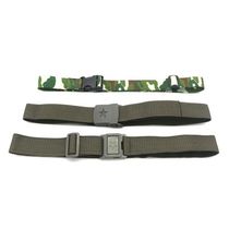 Primary school students military training belt nylon camouflage woven belt adjustable canvas belt men and women activities summer camp supplies