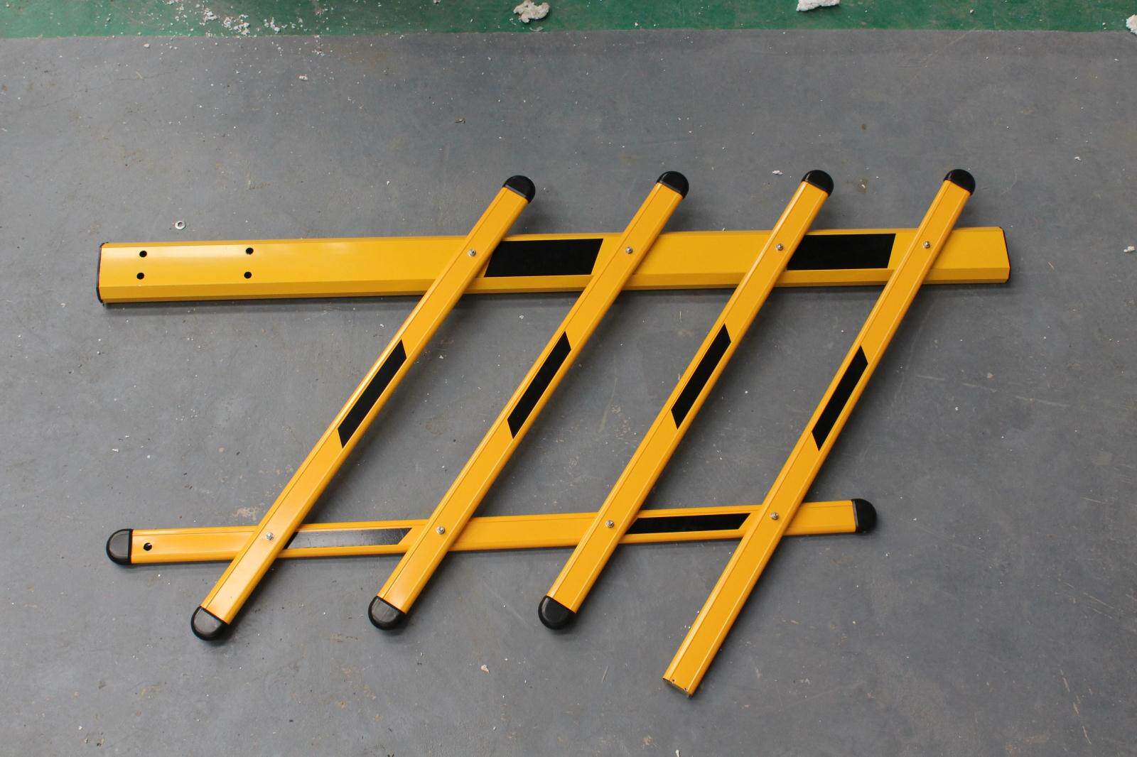 单层栅栏杆 1-6米定制 双层横杆 八角升降杆 红白黄黑杆 10*5/4.