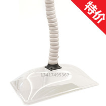 Smoking cover large transparent acrylic PC high temperature resistant moxibustion smoke exhaust system universal pipe solder smoke hood horn mouth