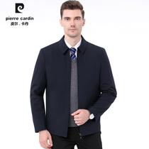 Pierre Cardin 2022 Mens winter new light thin cotton clothing Old cotton clothes jacket warm and casual mens clothing