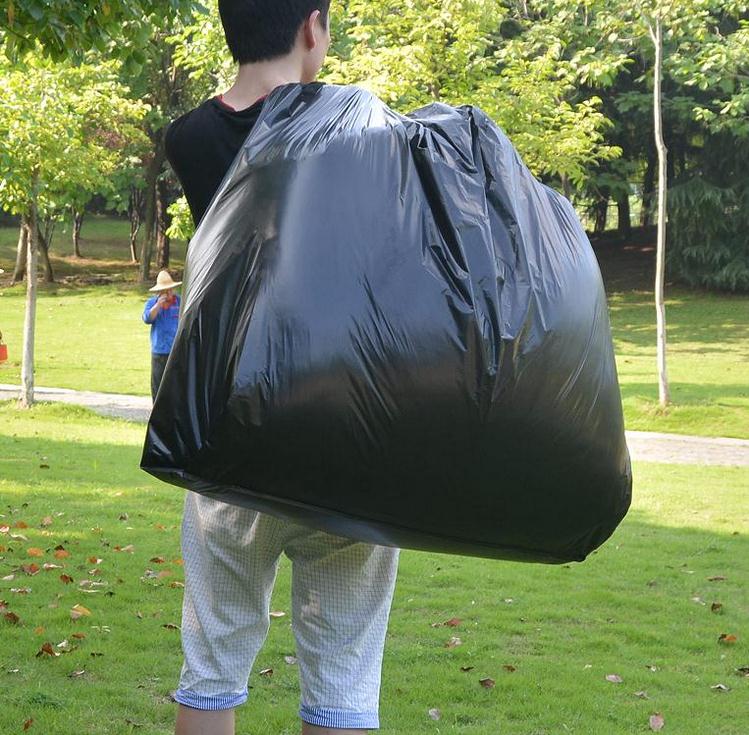 包邮全新料80*112cm银灰色超大号服装打包袋垃圾袋批发进货塑料袋