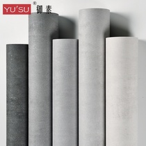 Industrial Wind cement gray wallpaper retro nostalgic Nordic plain plain color waterproof restaurant clothing store womens clothing store wallpaper