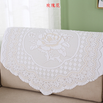 Sofa towel backrest towel Back curtain Triangle towel cover towel Sofa back cover full cover cloth art Solid color non-slip four-season universal