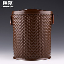 Jinge tea residue bucket Plastic tea drainage bucket Tea trash can Gongfu tea set Tea tray Tea ceremony spare parts Tea bucket