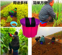 Greenhouse work artifact foam stool digging garlic stool picking bench farm work small pier lazy man with peanut farming