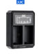 Canon LP-E6N 배터리 충전기 SLR 카메라 R5C 5D4 5D2 80d 5D3 6d 6d2 70d 5DSR 7D2 90D EOS R5 R6 특수 마이크로에 적합한 JJC Canon LP-E6N 배터리 충전기 SLR 카메라 R5C 5D4 5D2 80d 5D3 6d 6d2 70d 5DSR 7D2 90D EOS R5 R6 특수 마이크로에 적합한 JJC