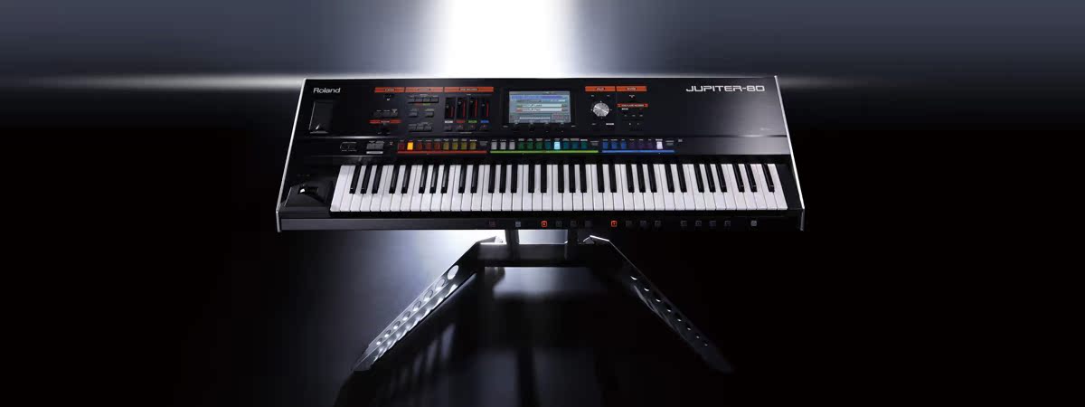 roland jupiter-80 罗兰 音乐合成器 工作站 键盘 硬音源 电子琴