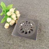 American All Stainless Steel Fluff Leakage Square Bathroom Float Leakage Square Stainless Steel Flood Leakage