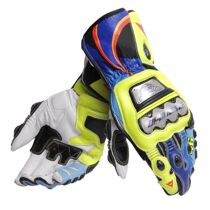 Rossi Rossi titanium alloy long motorcycle riding gloves racing four seasons motorcycle rider leather gloves