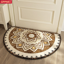 Footbed door cushion in door European-style semi-circular cushions into the household toilet step anti-slip and water-absorbent footbed