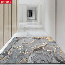 Carpet living room entrance door Sofa floor mat Light luxury entrance mat Household entrance can be scrubbed PVC door mat