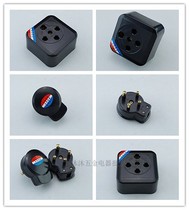 Fuze three-phase four-wire plug socket 15A 20A 30A high-power four-hole round industrial socket 380V