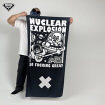 Nuclear Explosion Trend New Alien Training Fitness Sweating Sweat quick dry Beatle sports towel Large Number of bath towels