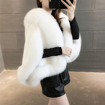 Marquis Water mink fur shawl Haining 2022 New Winter Leather Grass Wedding import whole mink fur Fur Cape fur Jumpy