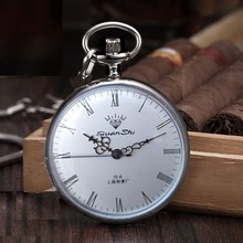 Domestic stock uncovered mechanical pocket watch classic China-Chic wall watch elderly watch manual mechanical watch retro nostalgic national style