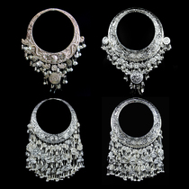 Ma Ru Miao silver collar Neck ring Collar necklace Pressed collar pendant Ethnic minority clothing accessories Pendant performance