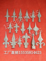 Sanhe Wrought iron direct sales Wrought iron railing gun tip Gun head spear head Spear tip Wrought iron forging forged gun tip Fence gun tip