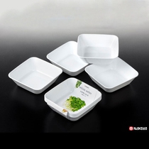 Japanese pure white kitchen cooking tray Plastic dried fruit tray Snacks household vegetables and fruits tray Simple storage tray