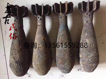 Nostalgic retro old cannonball Old cannonball red culture patriotic education display old objects film and television props display