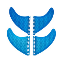 4 sets of quad set FUTURE surf fin surfboard tail rudder fin carbon fiber tail fin